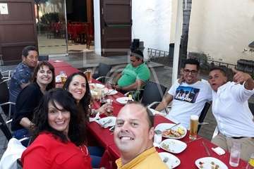 La empresa Falcón y Peña celebra el almuerzo navideño de su plantilla de Telde (Foto TA)